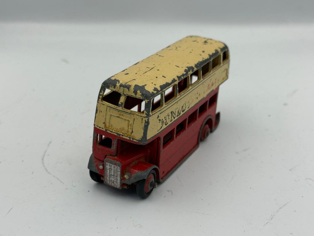 Dinky Toys Dubbeldekker Dunlop, Hobby en Vrije tijd, Modelauto's | 1:43, Ophalen of Verzenden, Zo goed als nieuw