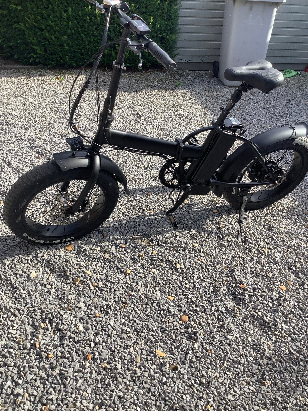 Opvouwbare elektrische fatbike - of ruilen tegen e-step, Zo goed als nieuw, Minder dan 47 cm, 30 tot 50 km per accu, Ophalen