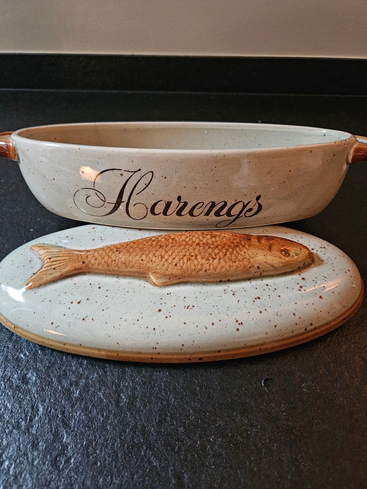 vintage jaren 60 vispot, Ophalen of Verzenden