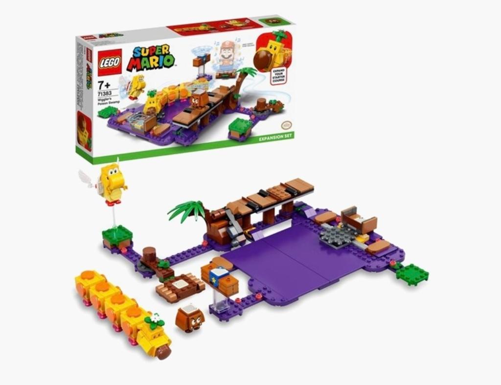 LEGO Super Mario 71383 Wigglers Giftig Moeras, Ophalen of Verzenden, Zo goed als nieuw