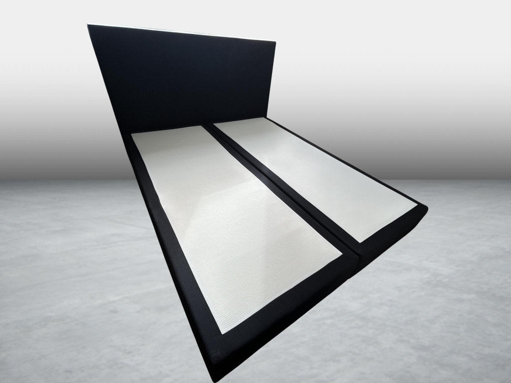 Ikea DUNVIK 160 x 200 Boxpring Zwart (EXCL. Matras), Huis en Inrichting, Ophalen, Gebruikt, Zwart, Tweepersoons
