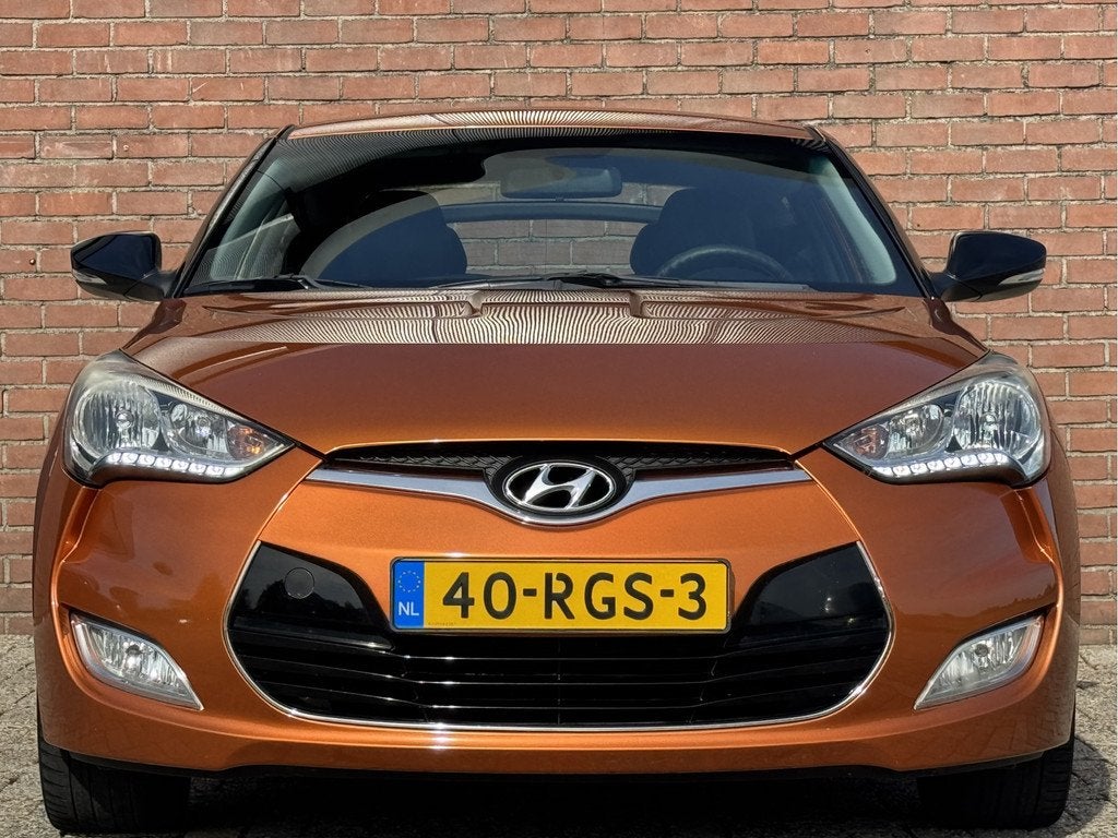 Hyundai Veloster 1.6 GDI I-CATCHER | LEDER! | NAVI! | CAMERA, Auto's, Voorwielaandrijving, Gebruikt, 4 stoelen, Bedrijf