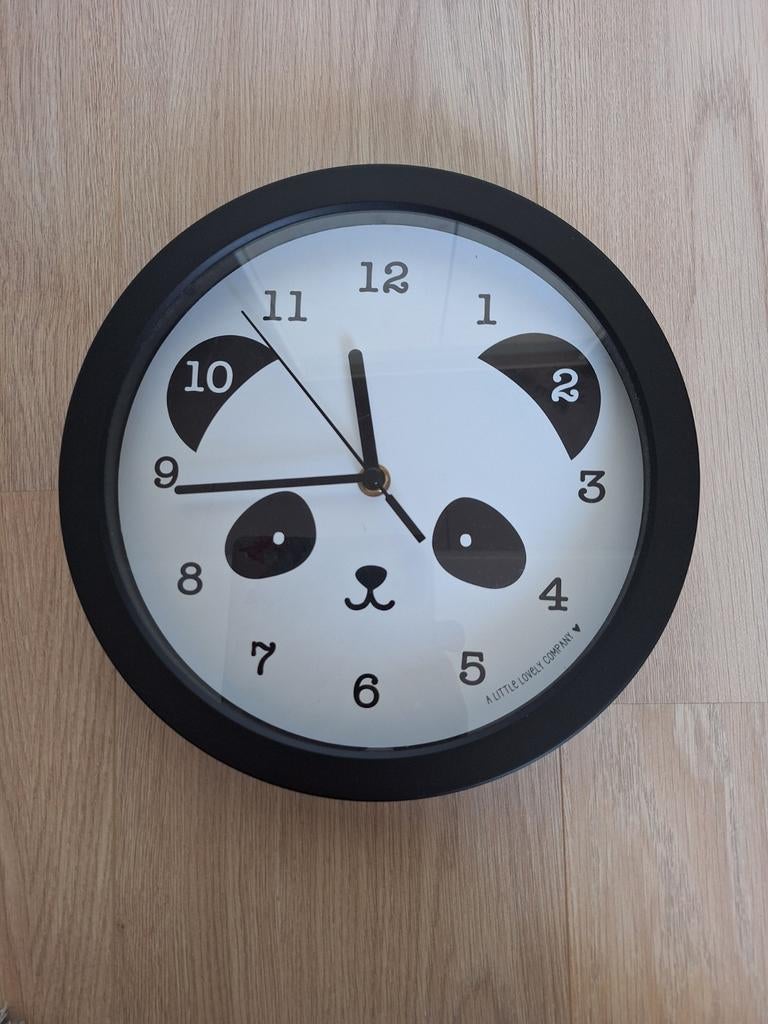 Leuke Panda Wandklok - A Little Lovely Company, Ophalen of Verzenden, Gebruikt