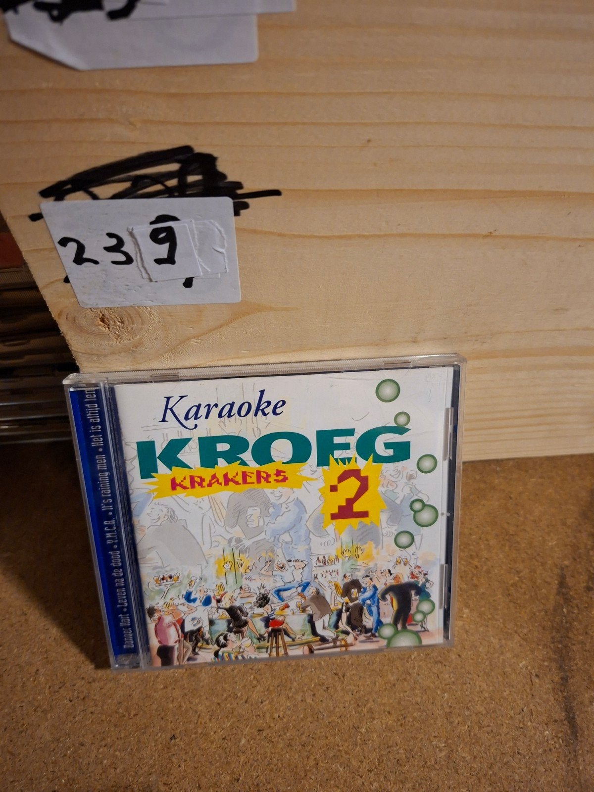 Karaoke Kroeg Krakers 2 CD - Feestelijke meezingers!, Ophalen of Verzenden, Gebruikt, Album, Inclusief doosje