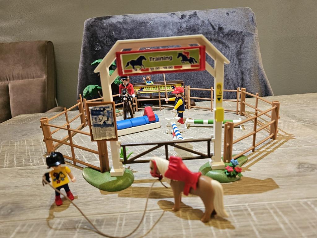 Paardendressuur playmobil, Ophalen of Verzenden, Zo goed als nieuw