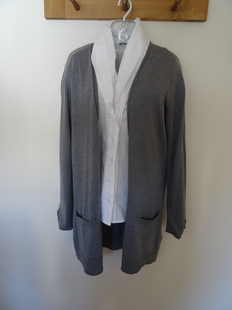 Esprit vest mt M NIEUW, Maat 38/40 (M), Verzenden, Nieuw, Grijs