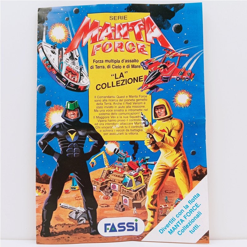 Manta Force Catalog Folder Bluebird Toys 1988, Verzamelen, Ophalen of Verzenden, Zo goed als nieuw