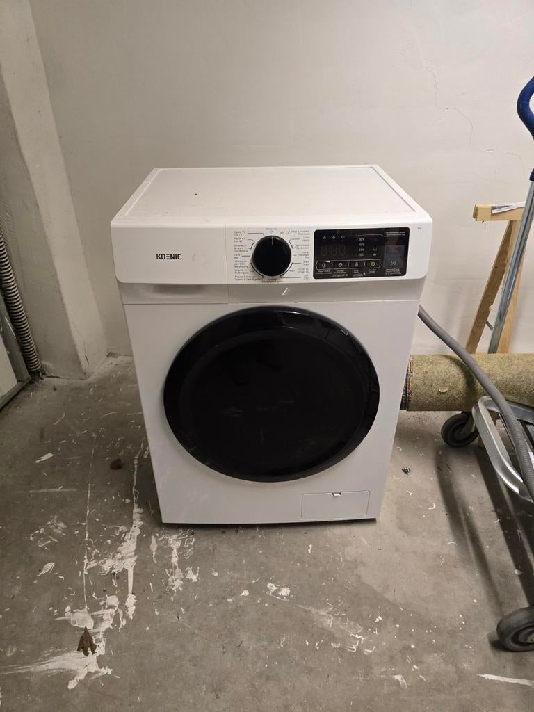 Koenic 9kg wasmachine - Zo goed als nieuw, 4 weken oud, Ophalen of Verzenden, Koenic, Koenic, Koenic