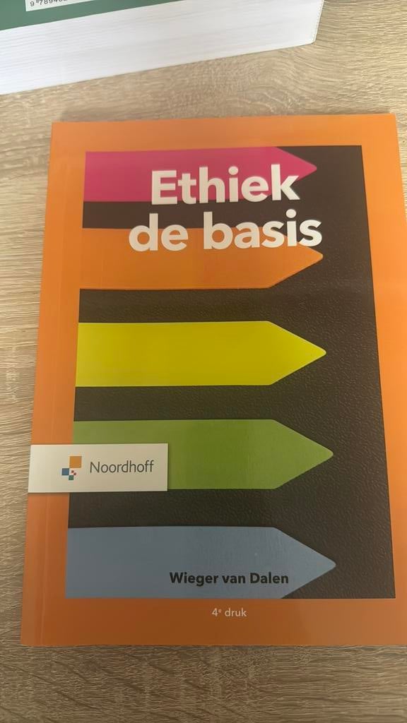 Wieger van Dalen - Ethiek de basis, Ophalen of Verzenden, Zo goed als nieuw, Wieger van Dalen