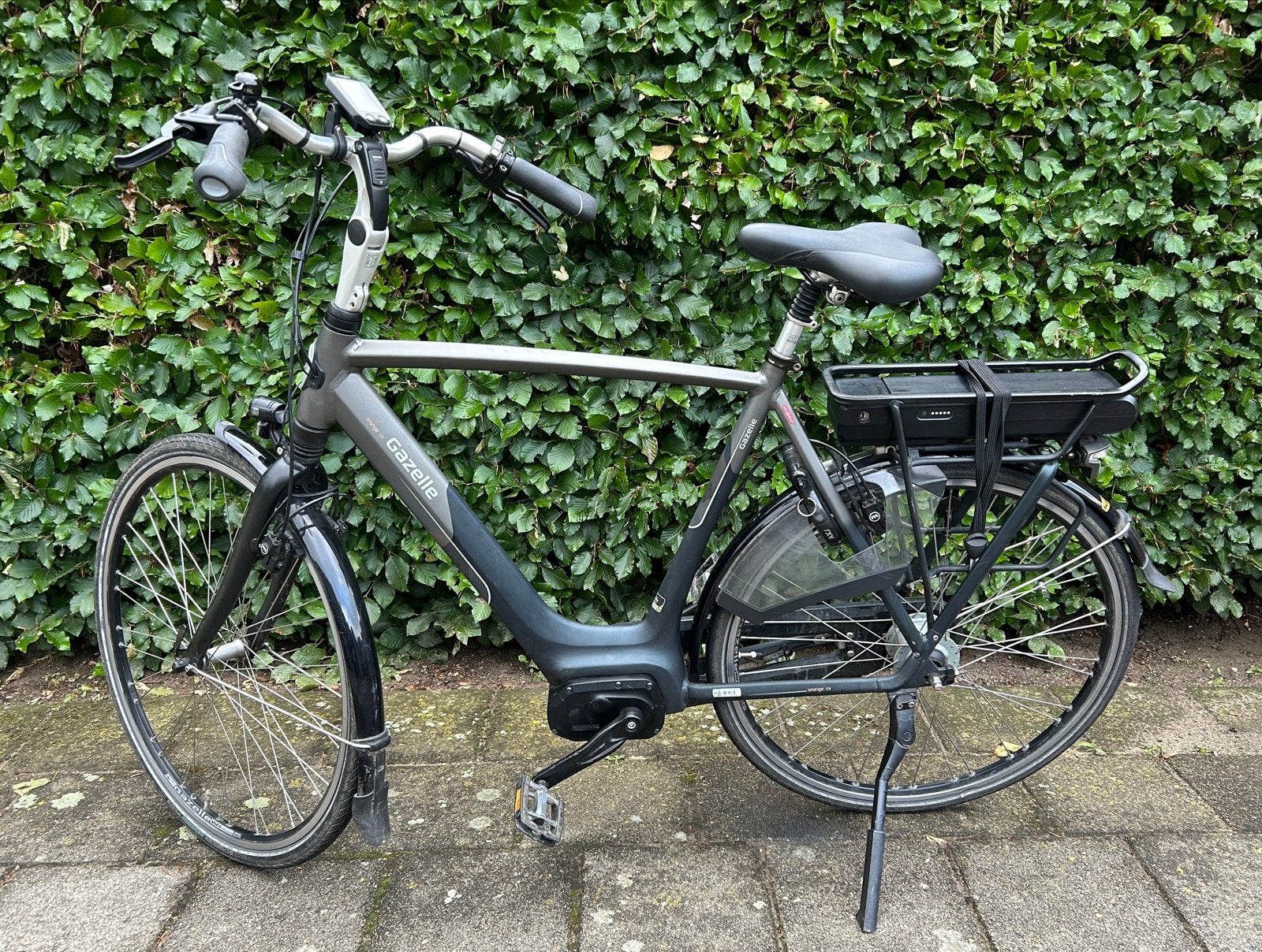 Gazelle orange C8 mt 61 elektrische fiets, Ophalen, Zo goed als nieuw, 59 cm of meer, 50 km per accu of meer
