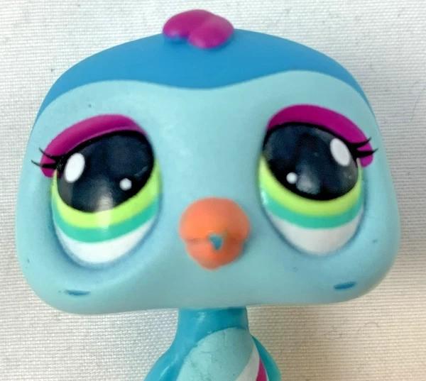 Littlest Pet Shop Hasbro LPS #2168 Pinguïn Figuur Blauw Roze, Verzamelen, Poppetjes en Figuurtjes, Coolsingel 104, 3011 AG Rotterdam, Netherlands