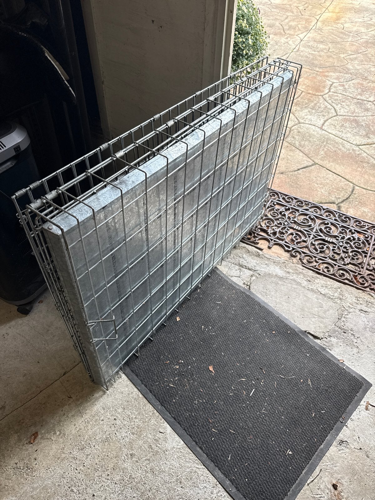 Grote stalen hondenbench 105 x 72, Ophalen, Zo goed als nieuw