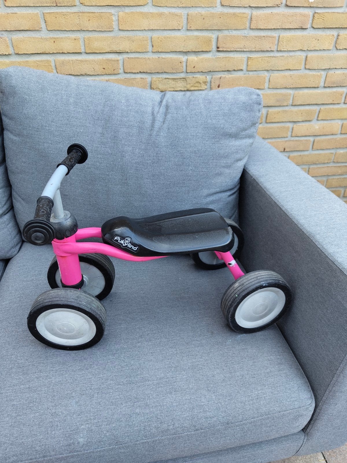 Puky Pukylino loopfiets Roze - Ideaal voor de kleintjes!, Ophalen, Gebruikt, Loopfiets