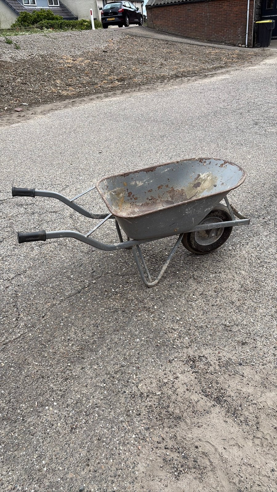 Kruiwagen(Matador) 80 liter, Ophalen, Gebruikt, Handmatig, Eenwielig