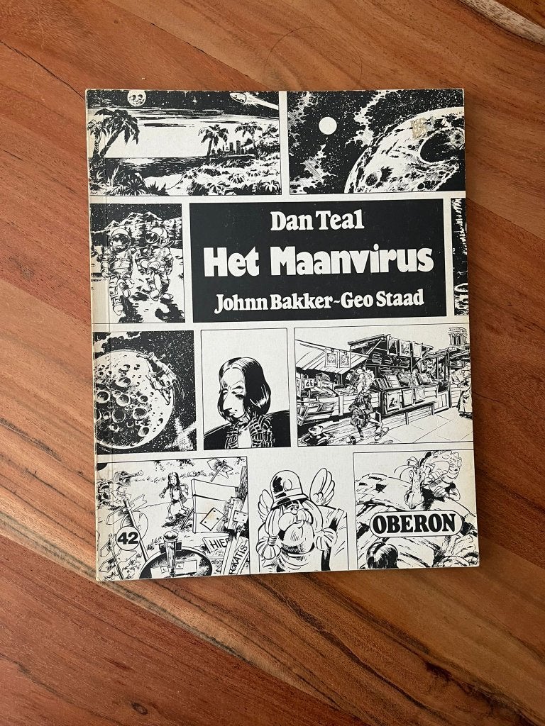 Het Maanvirus" van Dan Teal,, Boeken, Eén stripboek, Ophalen of Verzenden, Zo goed als nieuw
