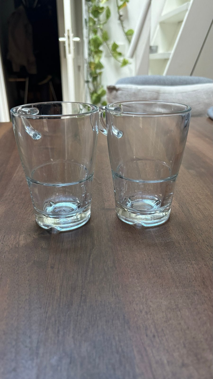 Leonardo Set van 2 theeglazen, Overige typen, Ophalen of Verzenden, Zo goed als nieuw, Glas