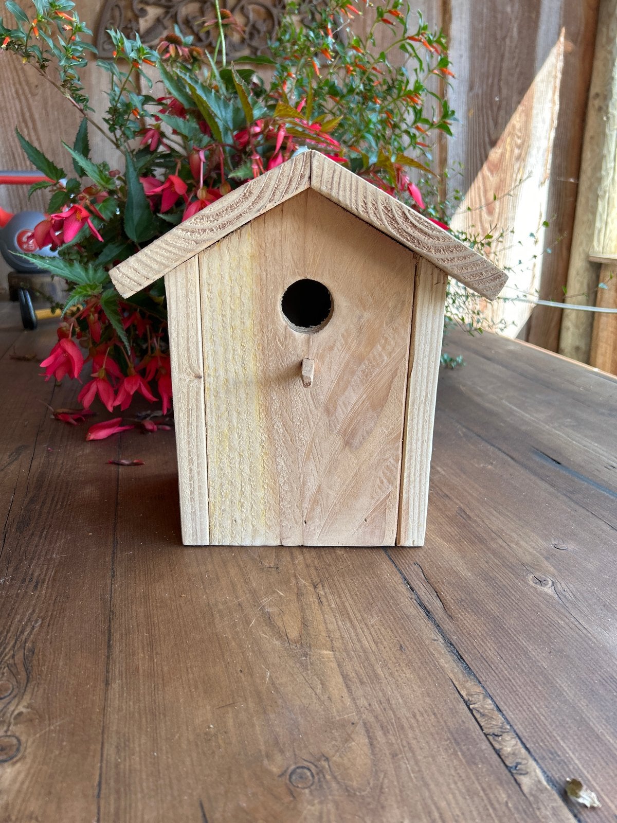 Houten vogelhuisje - Handgemaakt, Ophalen, Nieuw