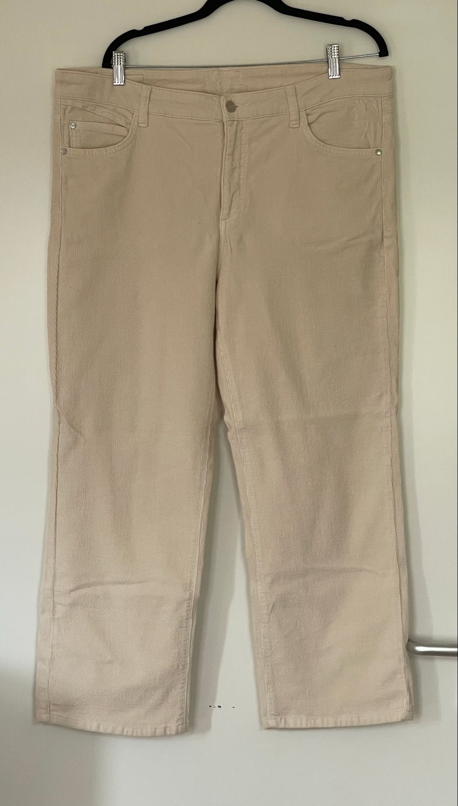 Claudia Sträter fijne corduroy broek ecru maat 44, Ophalen of Verzenden, Zo goed als nieuw, Maat 42/44 (L), Beige