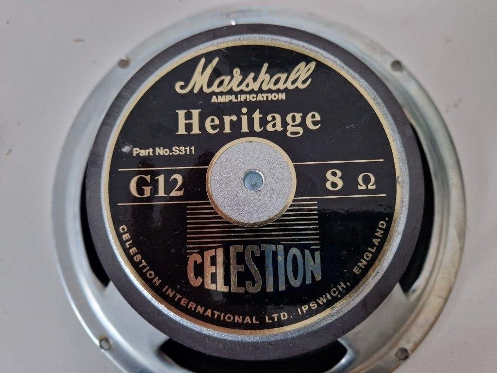 2 x Gitaar speaker Marshall/Celestion Heritage 8oms 80 watt, Muziek en Instrumenten, Ophalen, Gebruikt, 50 tot 100 watt, Gitaar