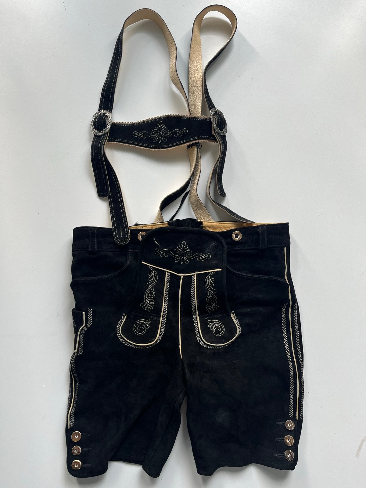 Angermaier Lederhose met geruit overhemd