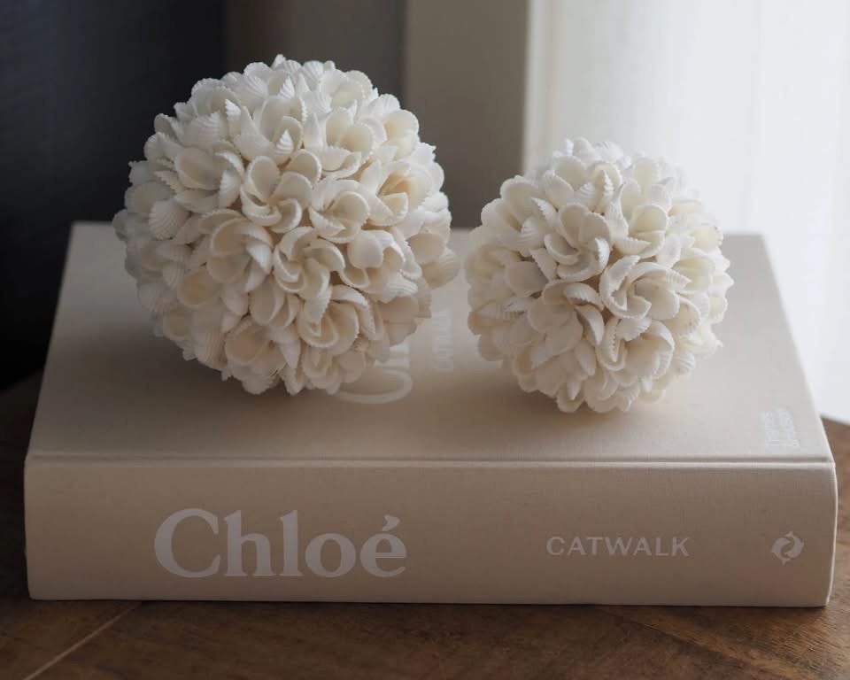 Flower schelpen bol | set van 2, Ophalen of Verzenden, Nieuw