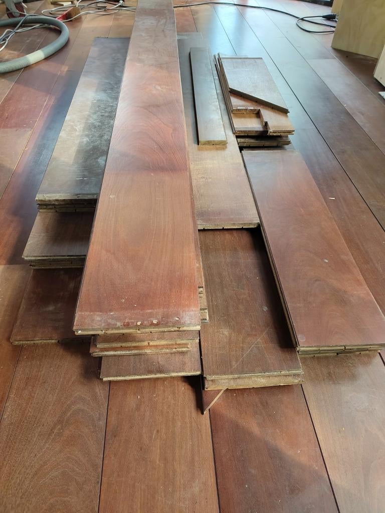 Hardhouten vloerdelen, Ophalen, Vloerdelen of -planken, 10 m² of meer, 10 tot 30 cm