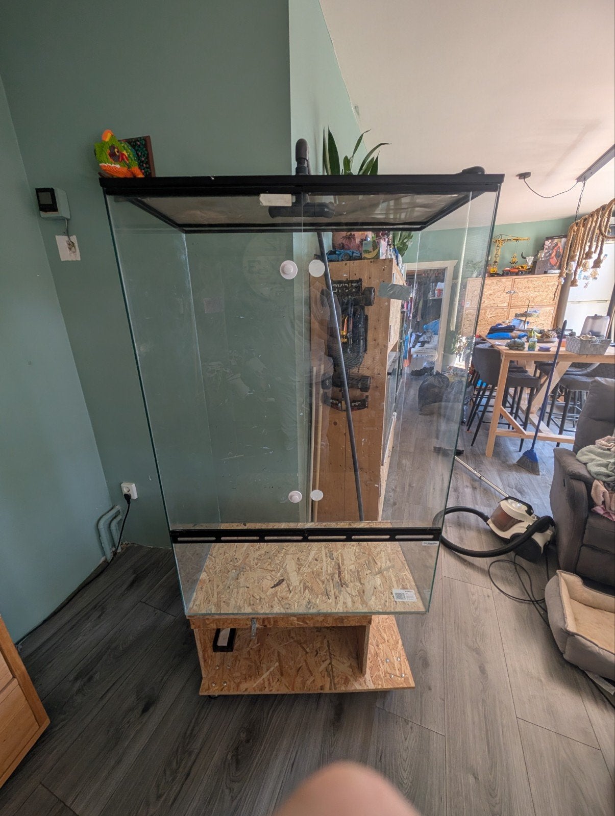 Volglas terrarium., Dieren en Toebehoren, Reptielen en Amfibieën | Toebehoren, Ophalen, Gebruikt, Terrarium of Paludarium