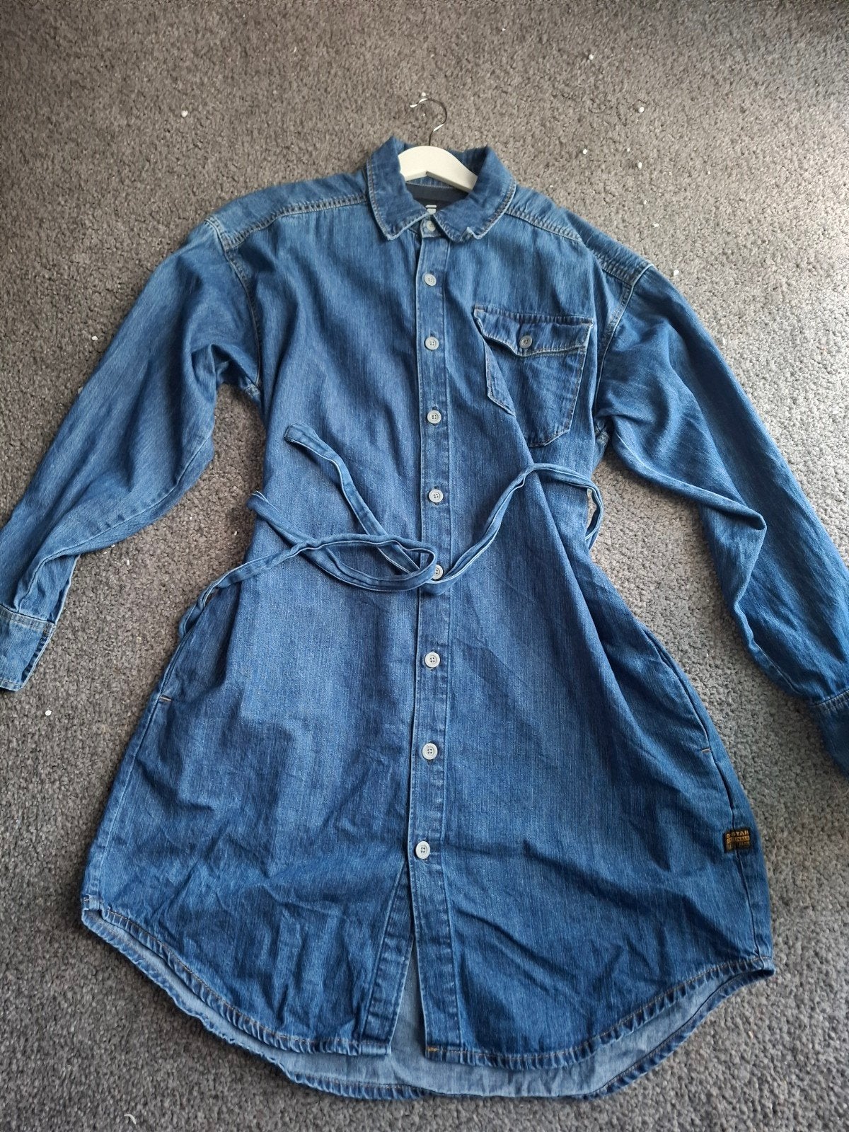 G-Star spijkerjurk maat M, Kleding | Dames, Maat 38/40 (M), Blauw, Ophalen of Verzenden, Zo goed als nieuw