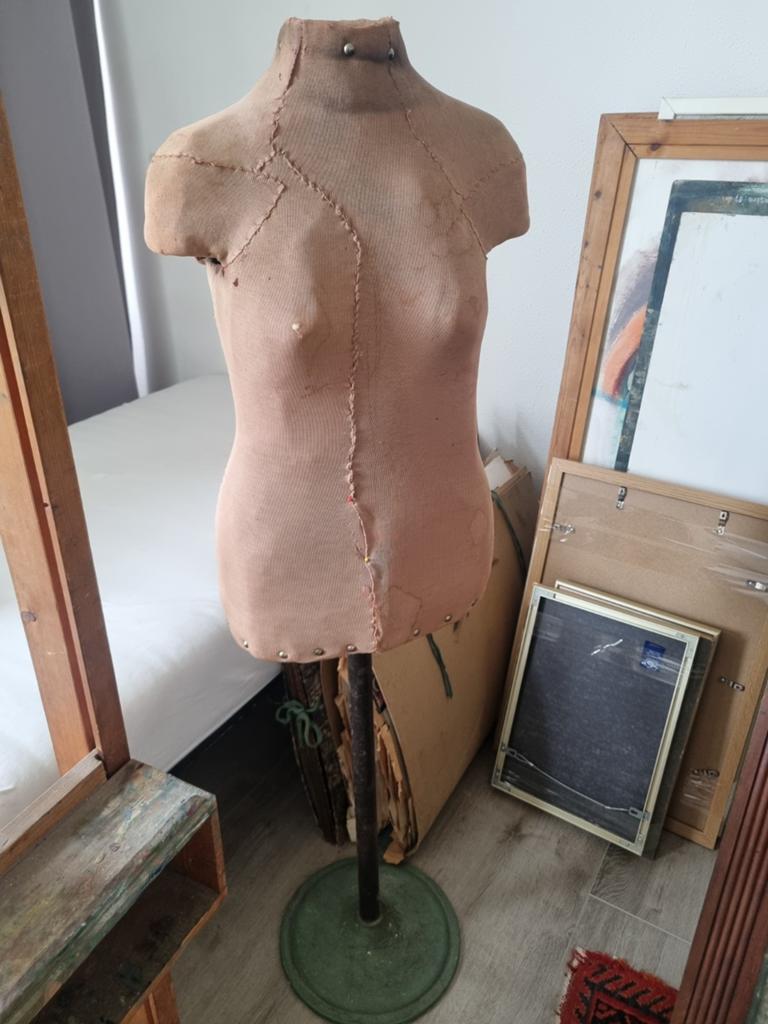 Vintage Paspop / Mannequin - Decoratief en Uniek, Ophalen, Dames, Onbekend
