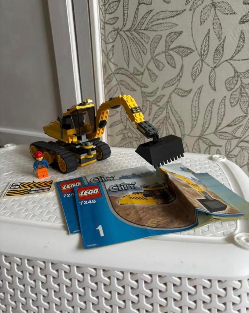 Lego graafmachine 7248, City, Lego, Ophalen of Verzenden, Zo goed als nieuw