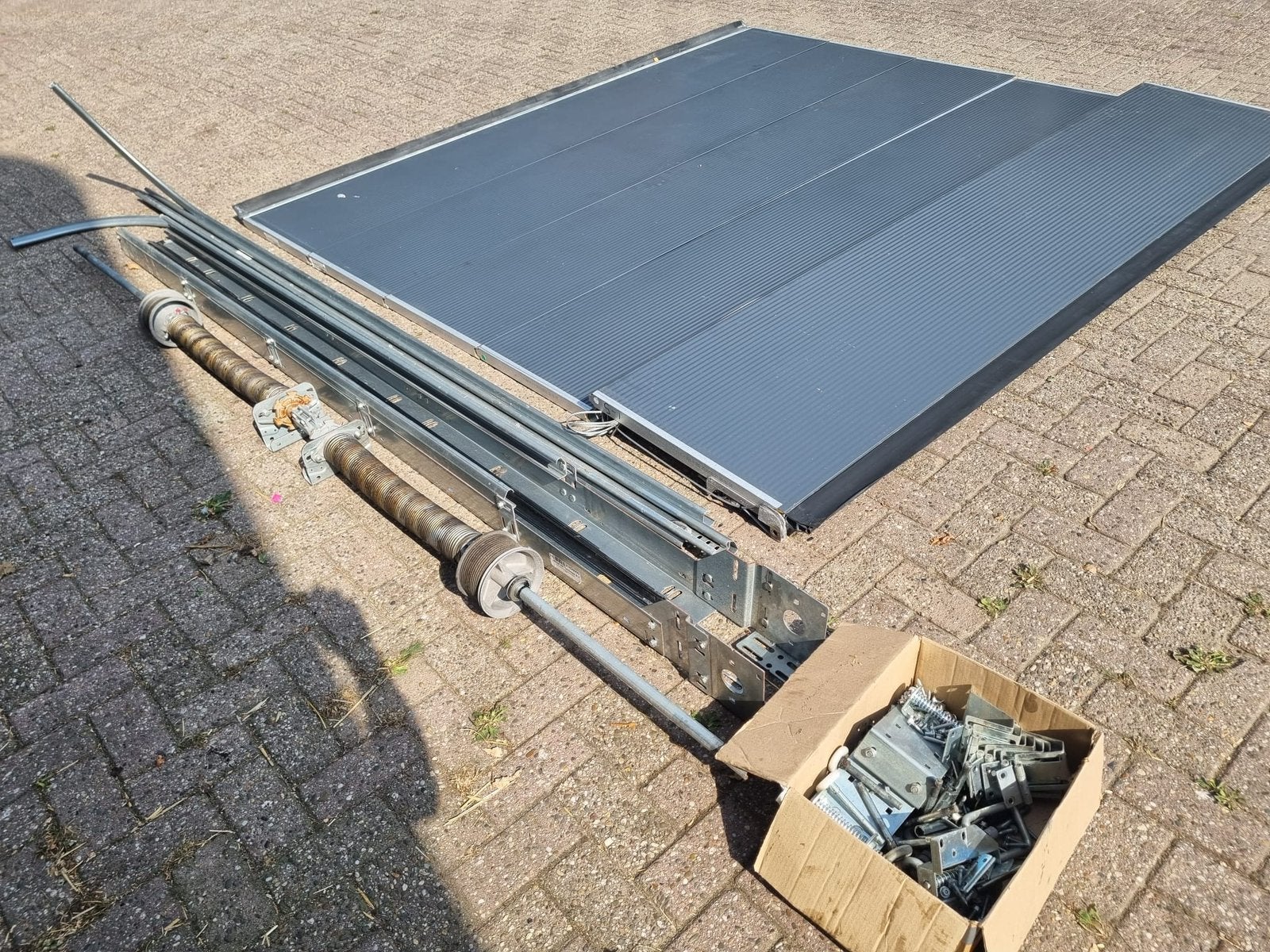Overheaddeur, Doe-het-zelf en Verbouw, Deuren en Horren, Ophalen, Gebruikt, Garagedeur, 120 cm of meer