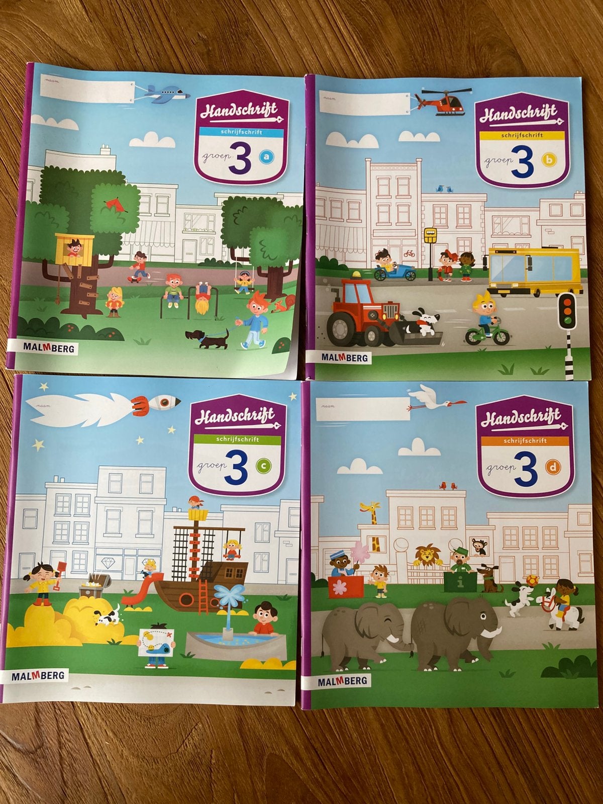 Handschrift schrijfschrift groep 3 deel a b c d nieuw, Ophalen of Verzenden, Nieuw, Taal en Lezen