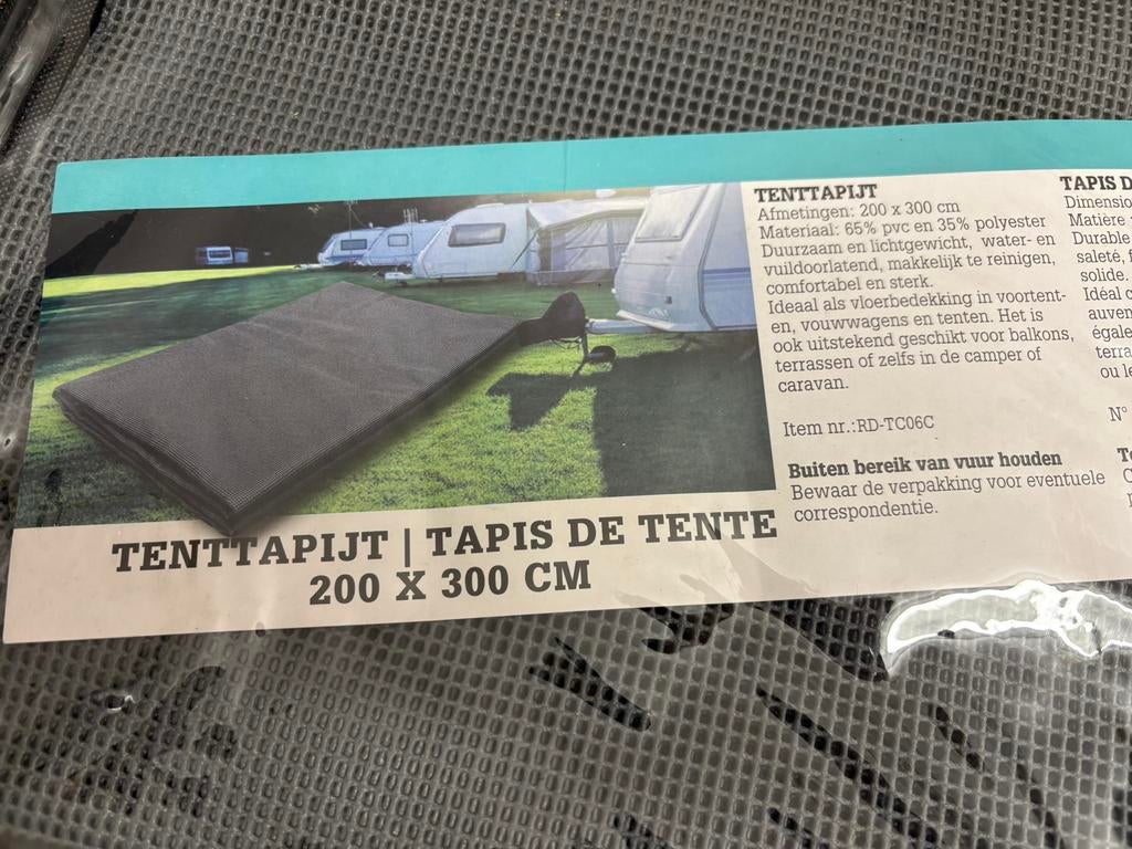 Tenttapijt 200 x 300 - nieuw, Ophalen, Zo goed als nieuw
