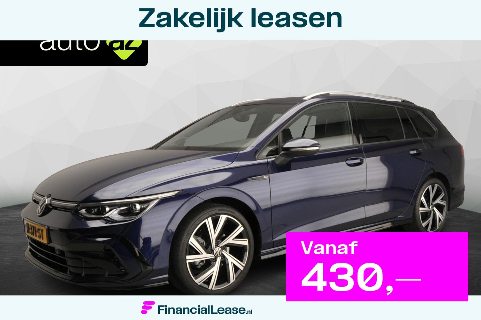 Volkswagen Golf Variant 1.5 eTSI R-Line | Harman/Kardon | Ca, Euro 6, 4 cilinders, 700 kg, Blauw