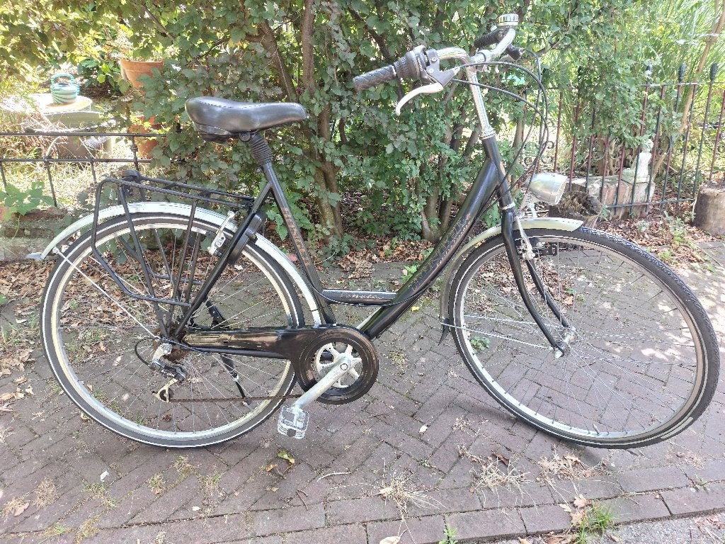 Mooie zwarte Ranger Veneto, Fietsen en Brommers, Fietsen | Dames | Damesfietsen, Velgrem, Versnellingen, Ophalen, Overige merken