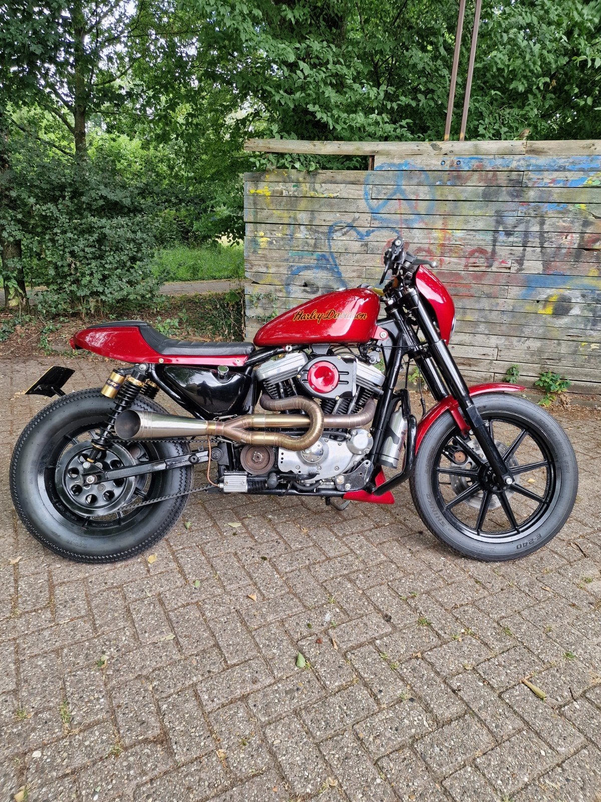 Harley Davidson XLH 883 Sporster Cafe Racer, 2 cilinders, Gebruikt, Particulier, Overig