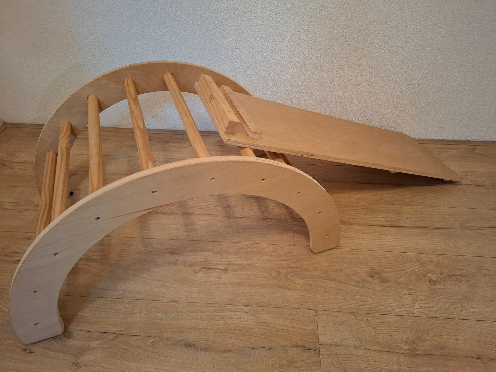 klimrek met glijbaan, Kinderen en Baby's, Speelgoed | Houten speelgoed, Ophalen, Gebruikt