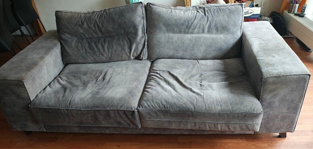 ROOM 108 bank, chaise lonque en stoel dolfijn grijs, Ophalen, Gebruikt, Room 108, Stof
