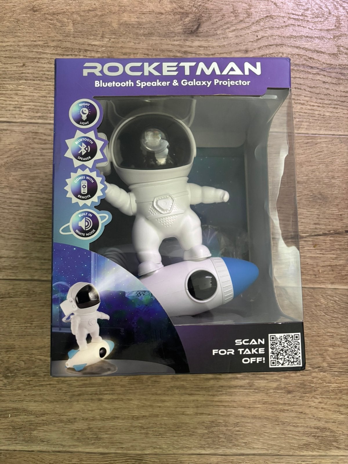 Rocketman astronaut blietooth speaker en galaxy projector, Ophalen, Nieuw