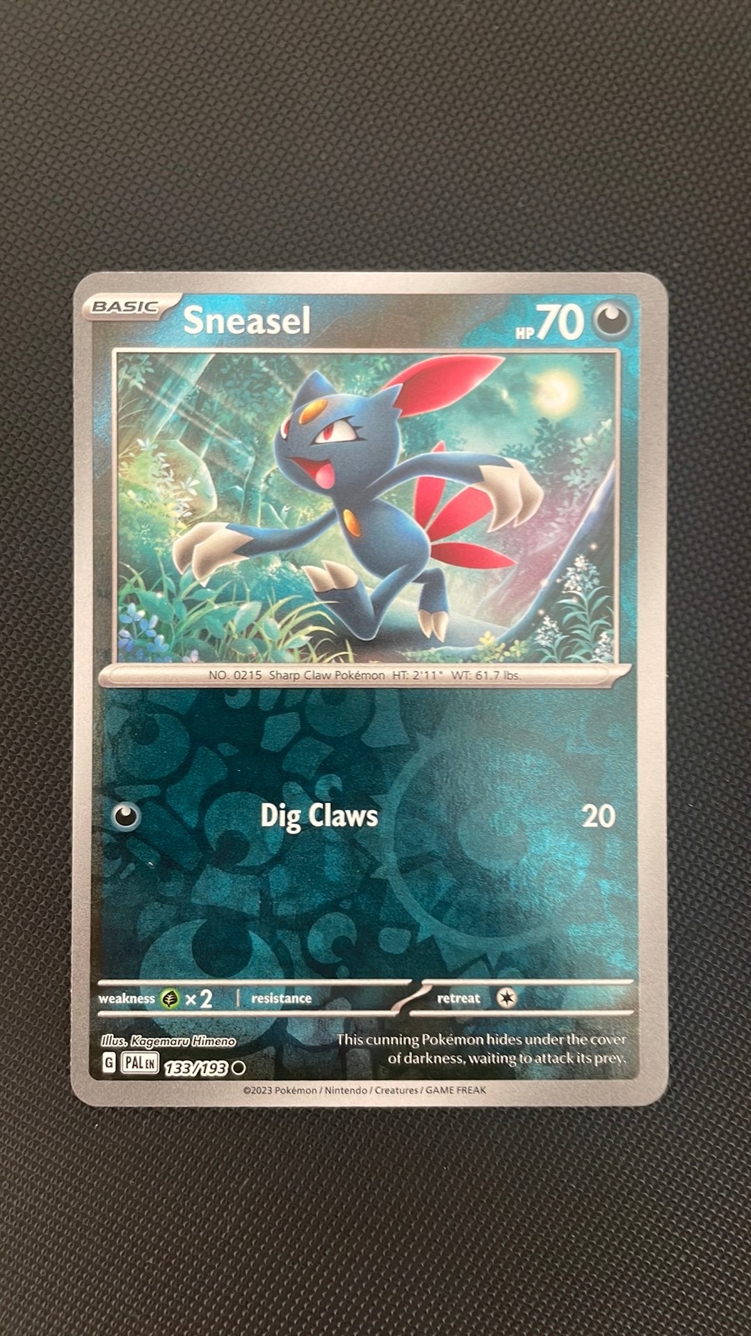 Sneasel 133/193 Reverse Holo Paldea Evolved Packfresh, Ophalen of Verzenden, Zo goed als nieuw