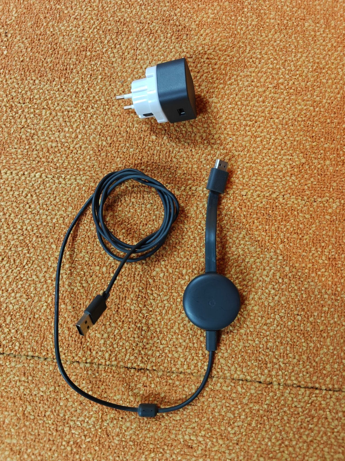 Google Chromecast met adapter en kabel, Ophalen of Verzenden, Zo goed als nieuw, HDMI, Zonder harde schijf
