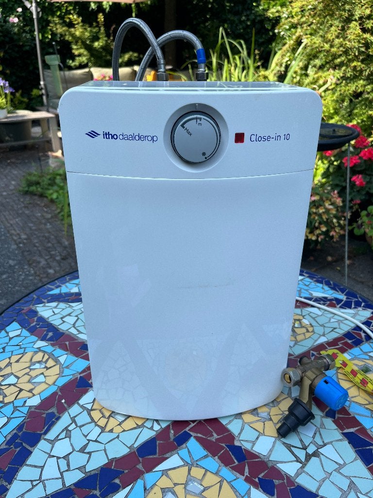 Itho-Daalderop Close-in boiler, 10L (set), Ophalen, Gebruikt, Aardgas, Boiler