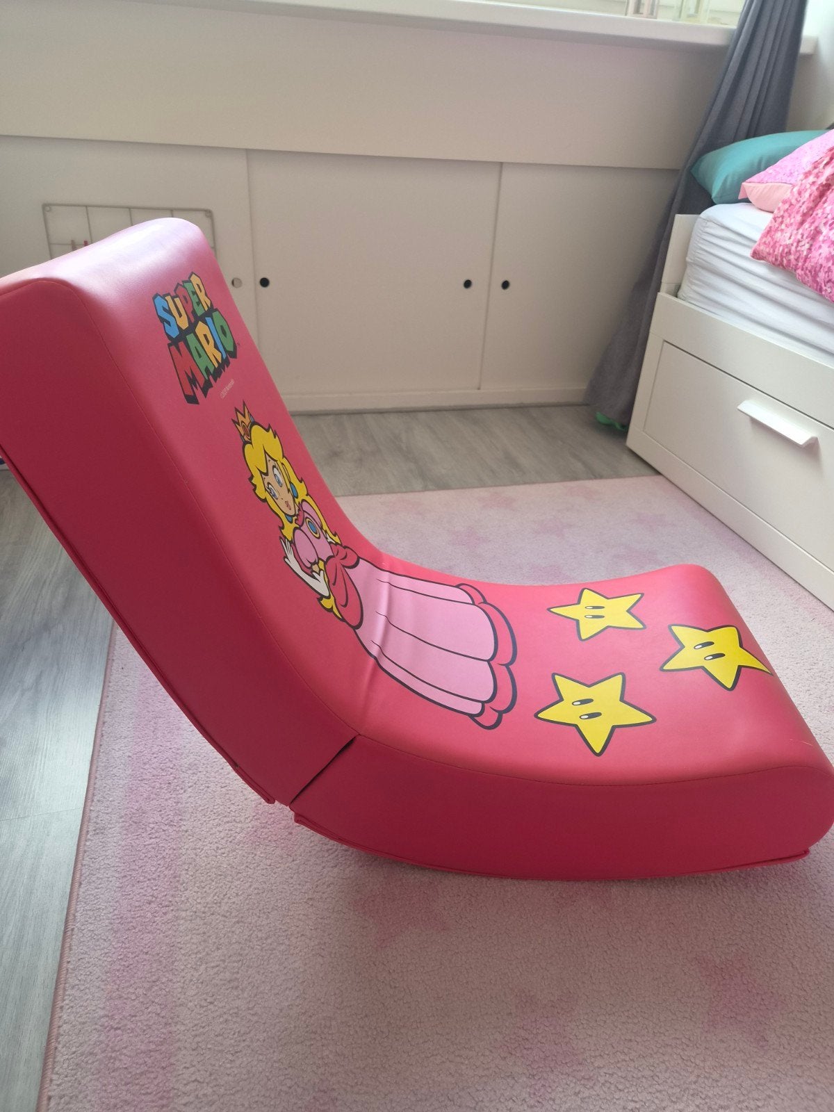 X Rocker Super Mario Peach Gaming Stoel - Zo goed als nieuw, Ophalen of Verzenden, Zo goed als nieuw
