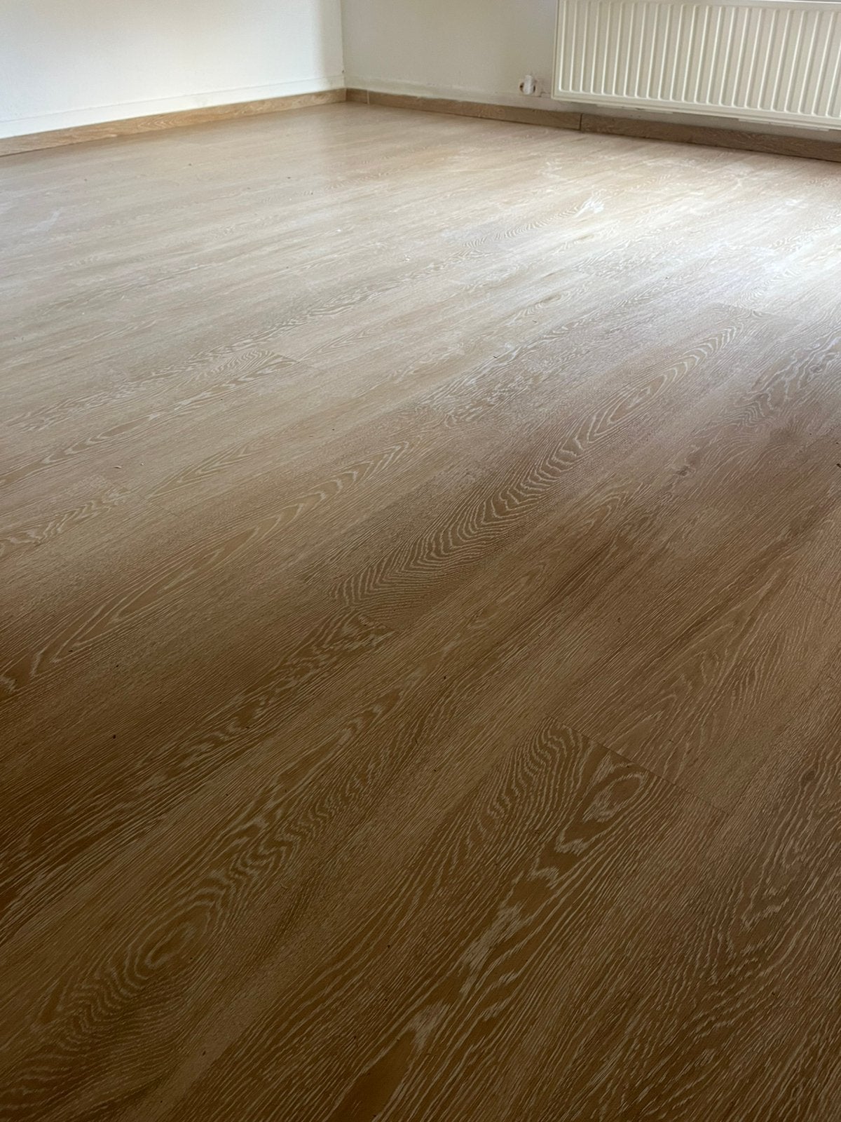 Eiken laminaat ruim 15m2 al gedemonteerd, Ophalen, 50 tot 150 cm, Zo goed als nieuw, 10 m² of meer