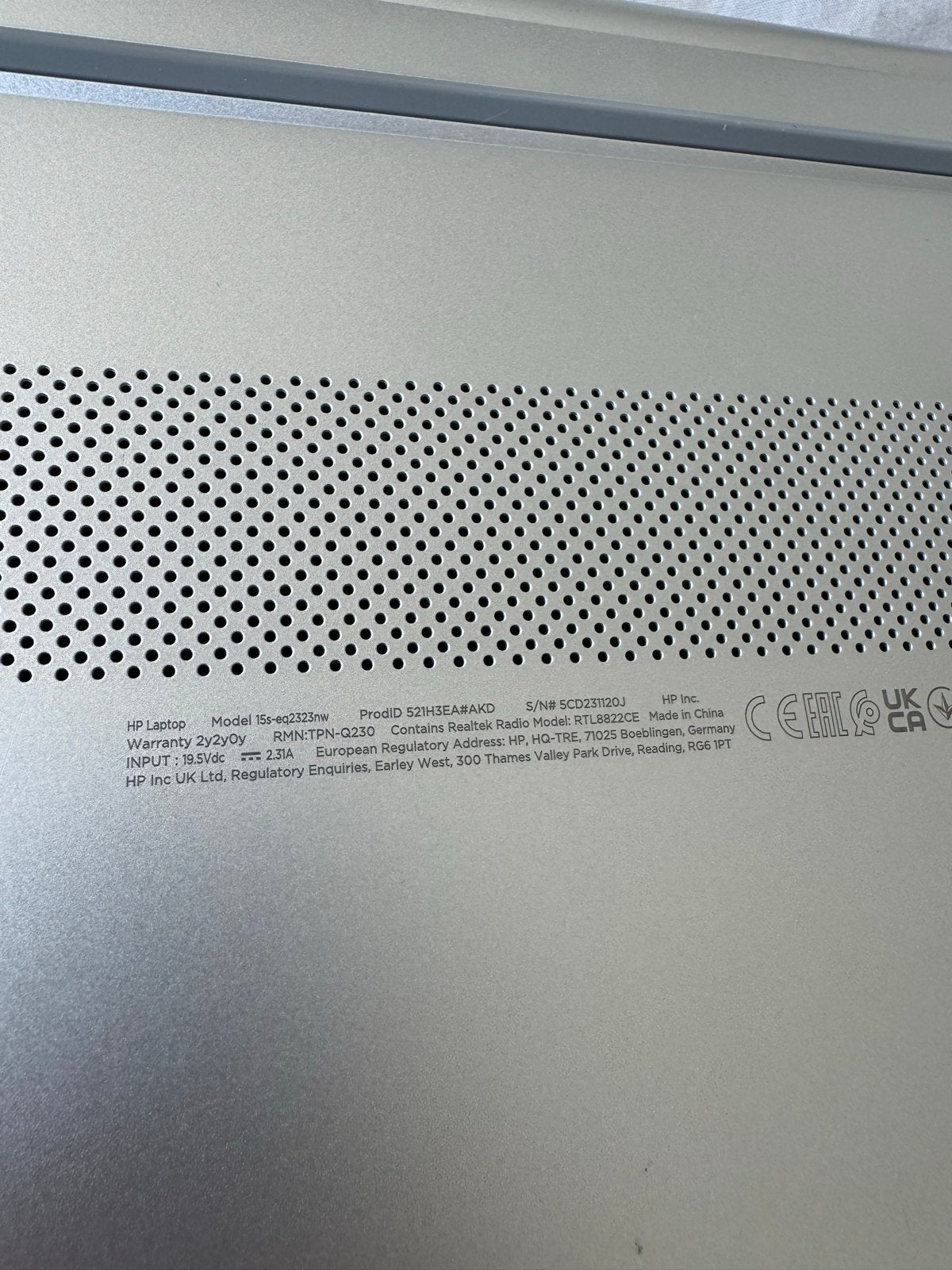 HP Laptop 15s-eq2323nw, Ophalen, Met videokaart, 2 tot 3 Ghz, 8 GB
