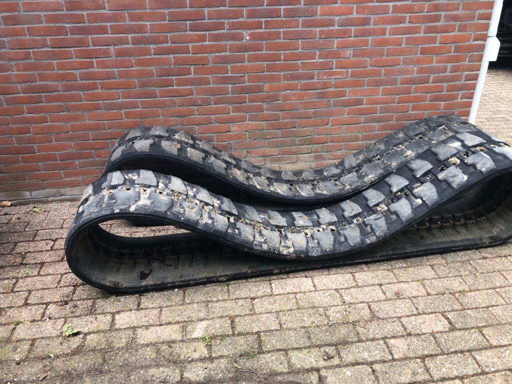 Rubberen rupsbanden voor minigraver, Ophalen