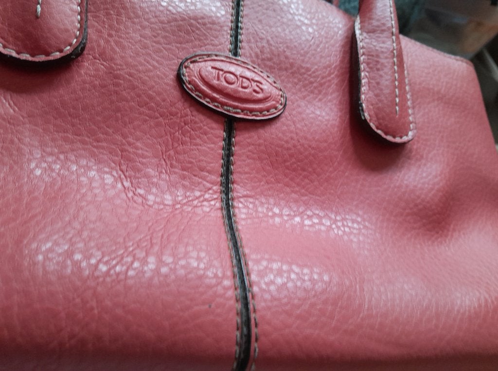 Handtas merk Tod's zalmkleur, Ophalen of Verzenden, Zo goed als nieuw, Overige kleuren, Handtas