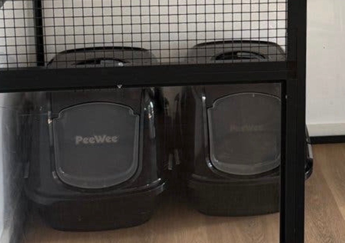 Peewee XXL kattenbak, Ophalen, Gebruikt