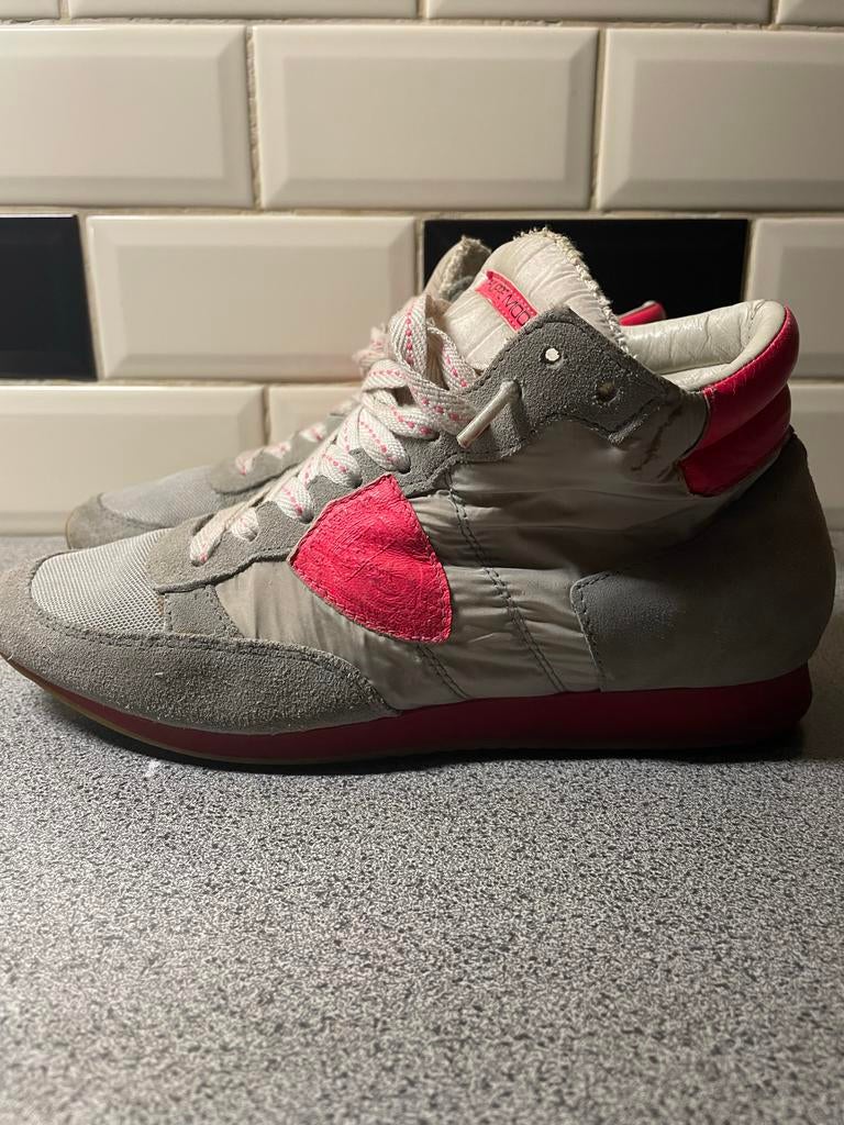 Philippe Model sneakers 37, Ophalen of Verzenden, Gedragen, Grijs, Sneakers of Gympen