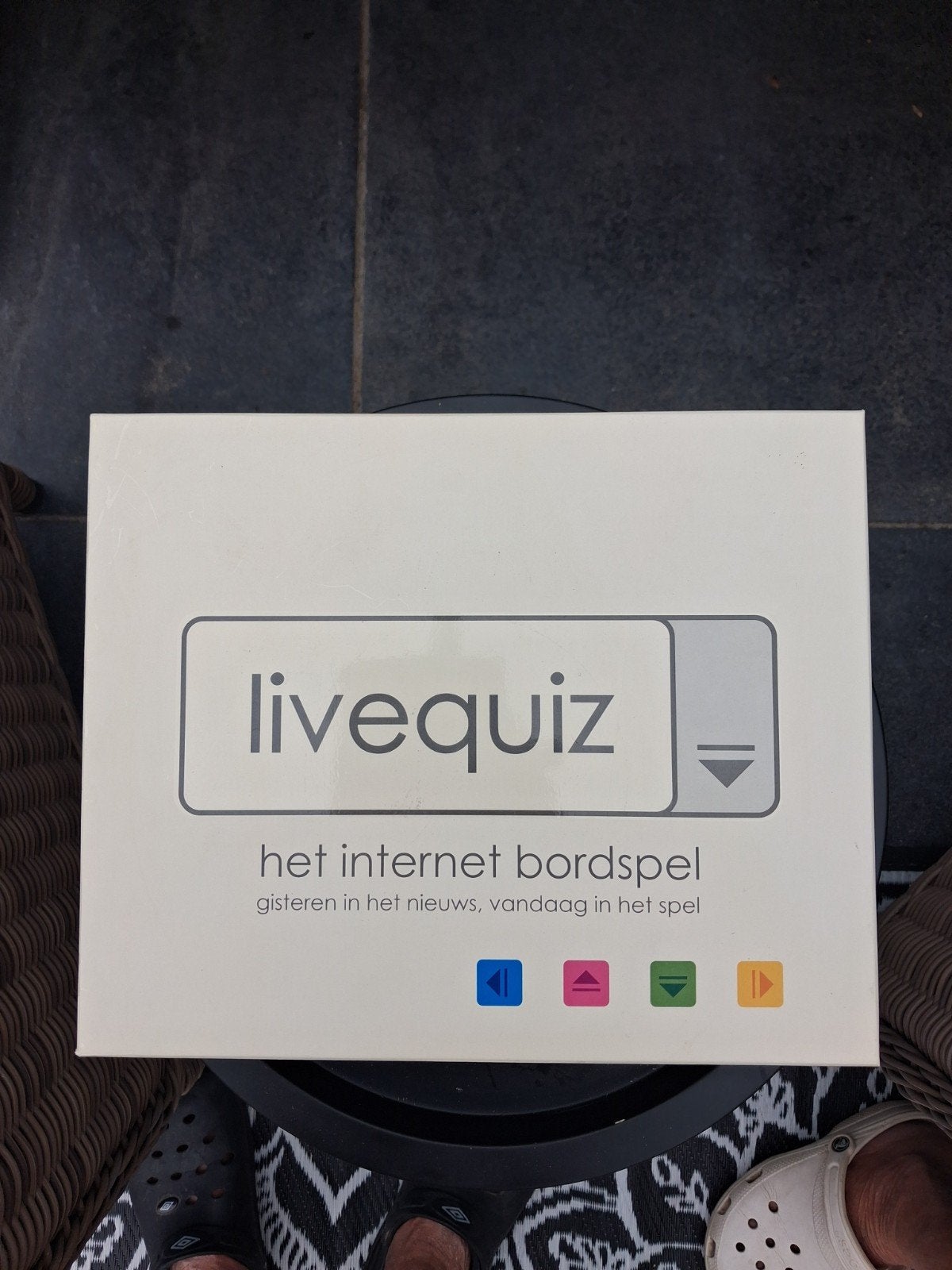 te koop bordspel livequiz., Hobby en Vrije tijd, Gezelschapsspellen | Bordspellen, Ophalen of Verzenden, Zo goed als nieuw